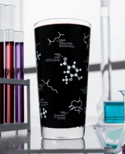 Bierglas "The chemistry of beer"