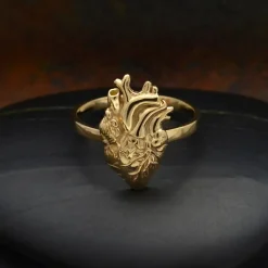 Bronzen ring anatomisch hart