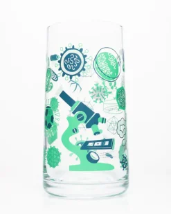 Glas retro microbiologie