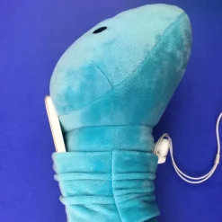 Knuffel/nekkussen penis met voorhuidzakje