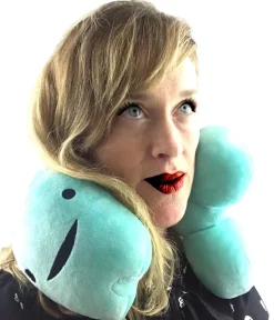 Knuffel/nekkussen penis met voorhuidzakje