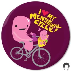 Magneet Baarmoeder - I Love My Menstrual Cycle