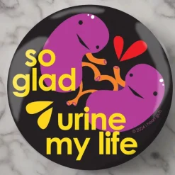 Magneet Nier - Glad Urine My Life
