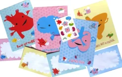 Mix & match stationery set "I Heart Guts"