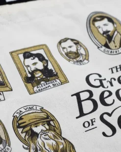 Schoudertas "Great beards of science"