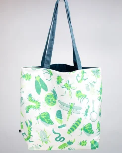 Schoudertas retro insecten