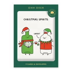 Set 9 kerstkaarten Gemma Correll