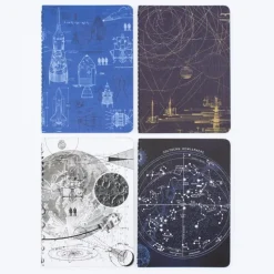 Set zaknotitieboekjes ruimtewetenschap