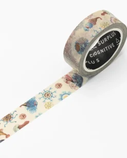 Washi-tape Kwallen (Ernst Haeckel)