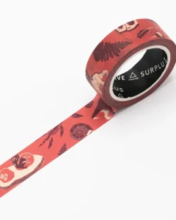 Washi-tape retro dino's