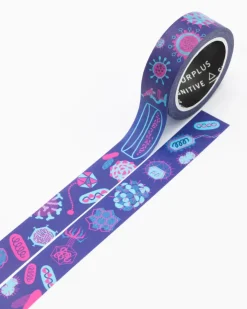 Washi-tape retro microbiologie