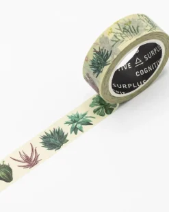 Washi-tape vetplanten