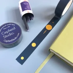 Washi-tape zonnestelsel