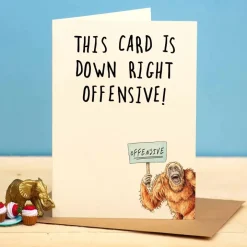 Wenskaart “Downright Offensive”