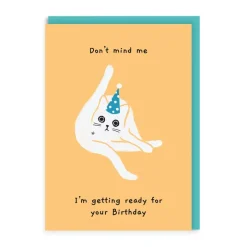 Wenskaart “Getting Ready For Your Birthday”