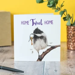 Wenskaart "Home Tweet Home"