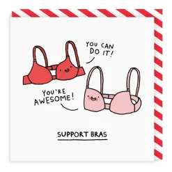 Wenskaart "Support Bras"
