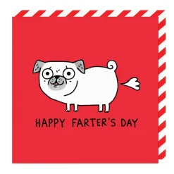 Wenskaart vaderdag "Happy Farter’s Day"