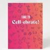 Wenskaart verjaardag "Time to Cell-ebrate"