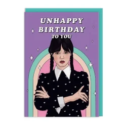 Wenskaart Wednesday "Unhappy Birthday to You"