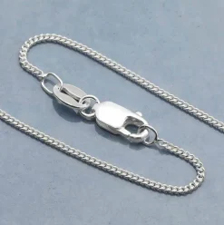 Zilveren halsketting astronaut