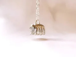 Zilveren halsketting beerdiertje