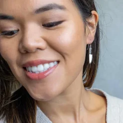 Zilveren oorbellen koksmes