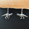 Zilveren oorbellen Tyrannosaurus rex