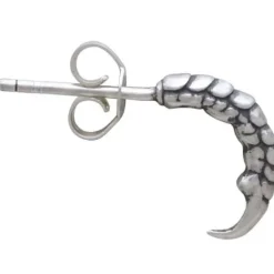 Zilveren oorbellen vogelteen