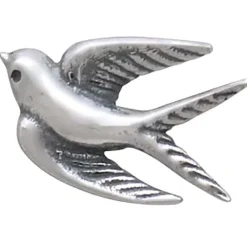 Zilveren oorbellen zwaluw